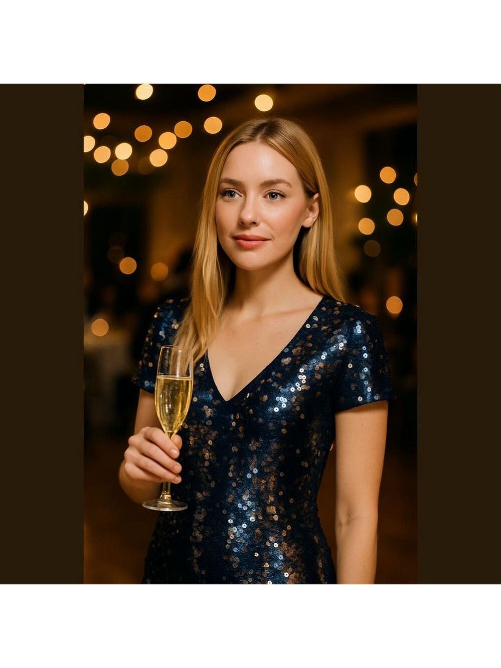 NEW Formal Dress sequin v neck dress nwt • new with tags